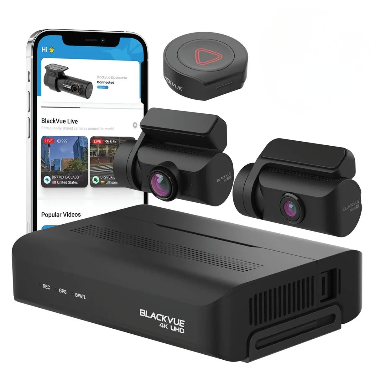 BlackVue DR970X-2CH Box Plus 4K UHD Cloud Dash Cam | BlackboxMyCar