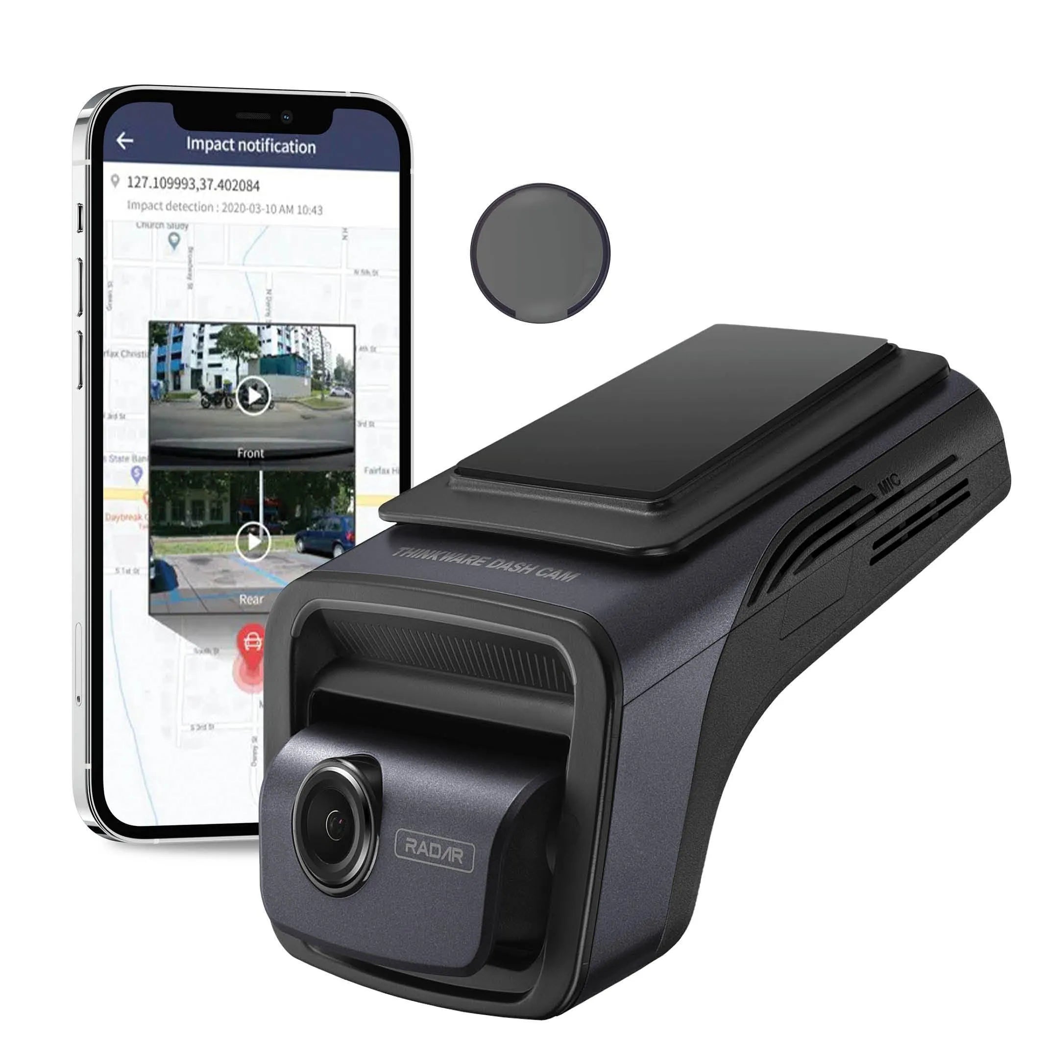 Thinkware Dash Cam U3000 4K UHD ドラレコ Thinkware U3000 4K UHD Single-Channel Cloud Dash Cam