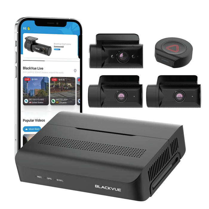 BlackVue DR770X Box 3-Channel Cloud Dash Cam - Dash Cams - {{ collection.title }} - 1080p Full HD @ 60 FPS, 3-Channel, Cloud, Dash Cams, Desktop Viewer, G-Sensor, GPS, Loop Recording, LTE, Mobile App, Mobile App Viewer, Night Vision, Parking Mode, Security, South Korea, Super Capacitor, Wi-Fi - BlackboxMyCar Canada