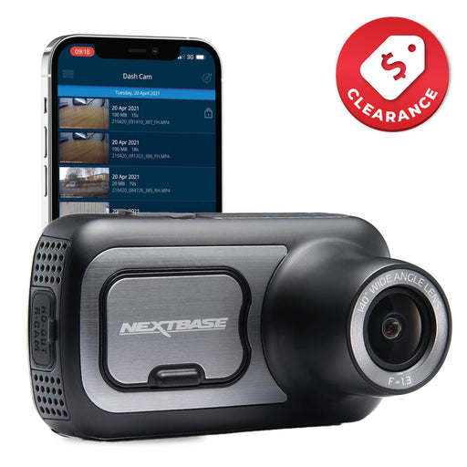[CLEARANCE] Nextbase 422GW 2K QHD Smart Dash Cam - Dash Cams - {{ collection.title }} - 1-Channel, 128GB, 12V Plug-and-Play, 2K QHD @ 30 FPS, Adhesive Mount, App Compatible, Battery, Cloud, Dash Cams, Desktop Viewer, Display Screen, G-Sensor, GPS, Loop Recording, Mobile App, Mobile App Viewer, Mount, Night Vision, Parking Mode, sale, Security, Wi-Fi - BlackboxMyCar Canada