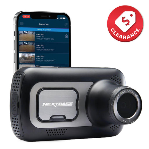 [CLEARANCE] Nextbase 522GW 2K QHD Smart Dash Cam - Dash Cams - {{ collection.title }} - 1-Channel, 128GB, 12V Plug-and-Play, 2K QHD @ 30 FPS, Adhesive Mount, App Compatible, Bluetooth, Cloud, CPL Filter, Dash Cams, Desktop Viewer, Display Screen, G-Sensor, GPS, Hardwire Install, Loop Recording, Mobile App, Mobile App Viewer, Mount, Night Vision, Parking Mode, sale, Security, Wi-Fi - BlackboxMyCar Canada