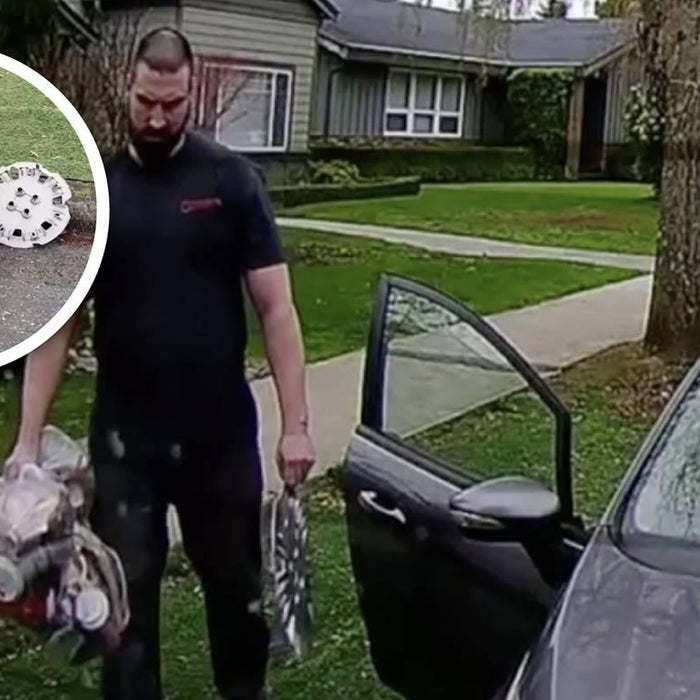 Dash Cam Captures Illegal Dumping by Construction Worker In Vancouver - - BlackboxMyCar Canada