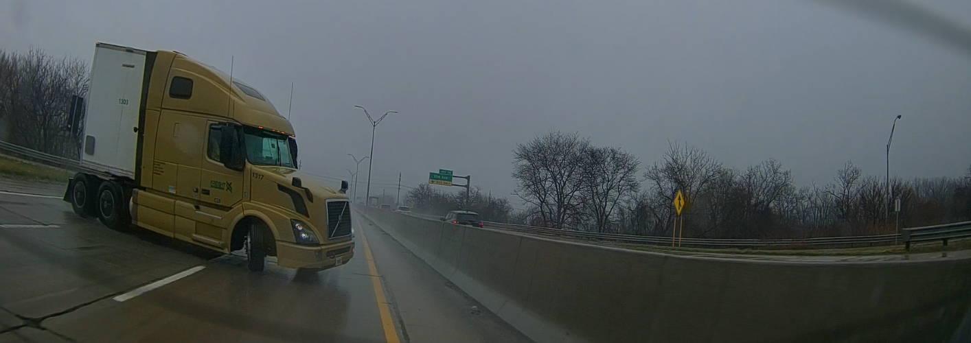 Dramatic Near-Miss with Careening Truck in Ohio - - BlackboxMyCar Canada