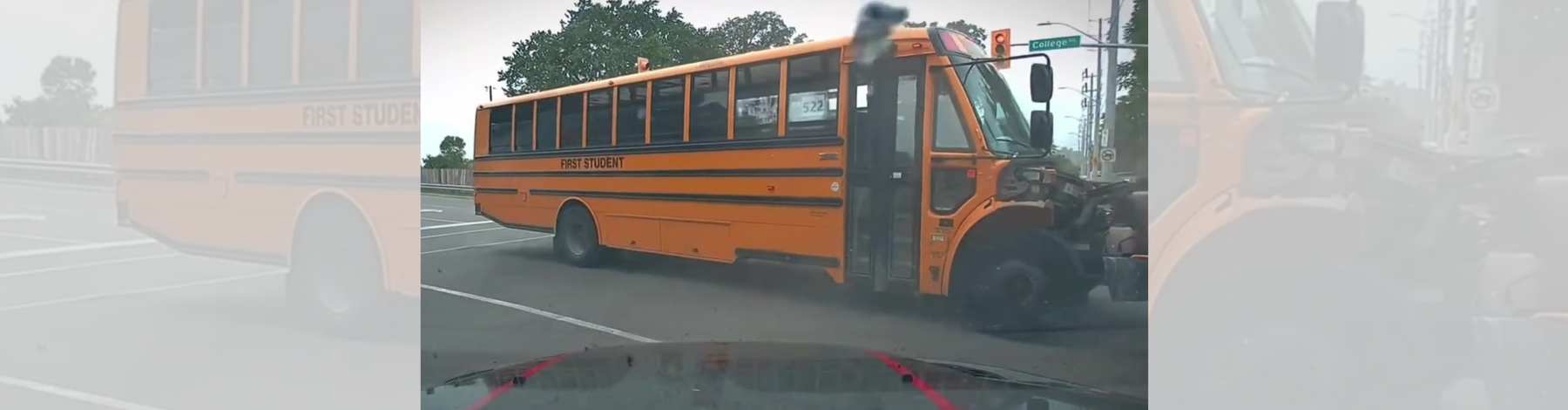 Dash cam Saves Windsor Driver from Fault in Shocking School Bus Crash cover image