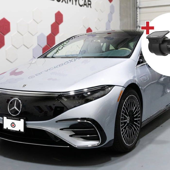 BlackboxMyCar | Dash Cam Installation: 2022 Mercedes EQS x BlackVue DR900X-2CH Plus cover image