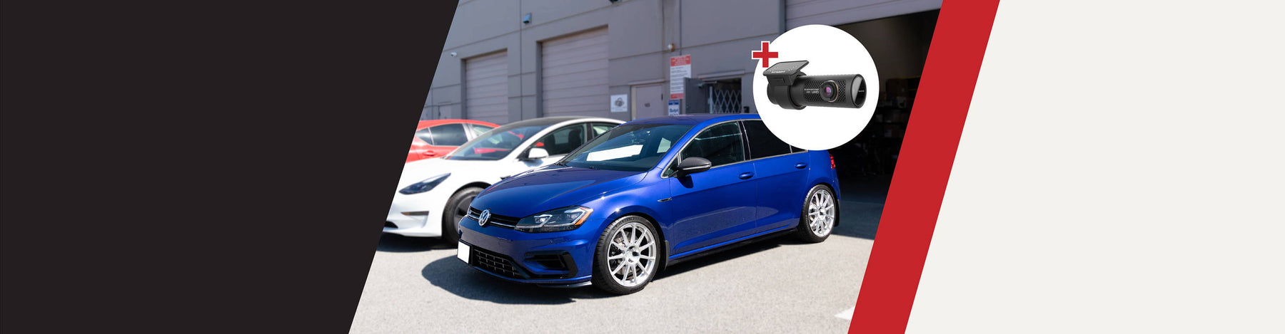 BlackboxMyCar | Dash Cam Installation: 2019 Volkswagen Golf R x BlackVue DR900X-2CH Plus + CM100G LTE + BlackboxMyCar PowerCell 8 Battery