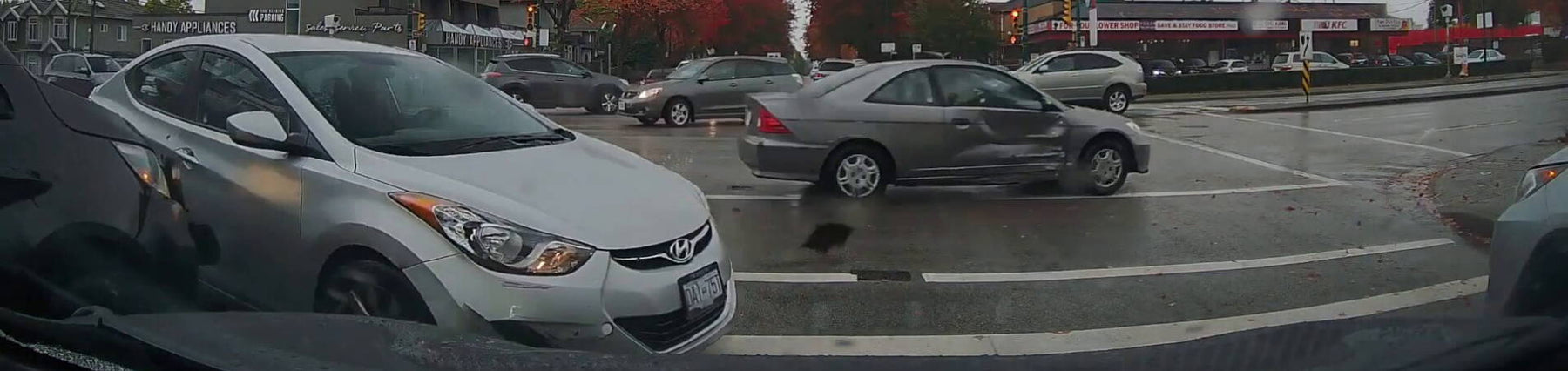Driver Captures Rough Sideswipe Hit-and-Run Shortly After Installing Dash Cam
