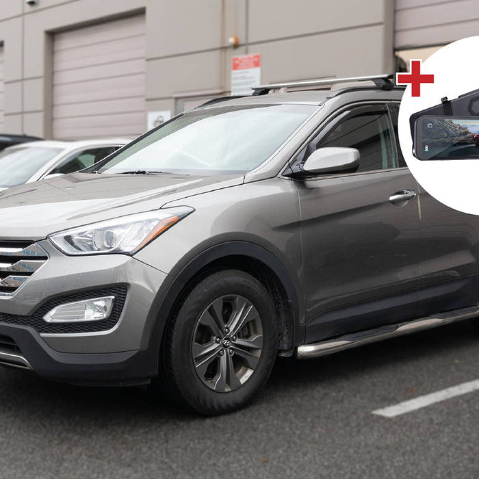 BlackboxMyCar | Dash Cam Installation: 2013 Hyundai Santa Fe x Vantrue Mirror Cam 3 cover image