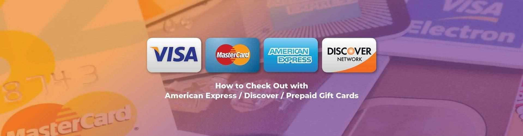 Why can't I checkout using American Express/Discover/prepaid gift card? - - BlackboxMyCar Canada