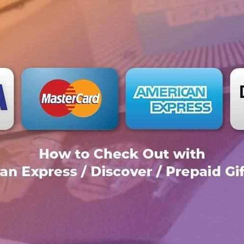 Why can't I checkout using American Express/Discover/prepaid gift card? - - BlackboxMyCar Canada