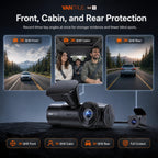 Vantrue Nexus 4S (N4S) 3-Channel 2K QHD Dash Cam with Sony STARVIS 2