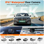 Vantrue Nexus 4S (N4S) 3-Channel 2K QHD Dash Cam with Sony STARVIS 2
