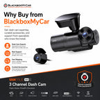 Vantrue Nexus 4S (N4S) 3-Channel 2K QHD Dash Cam with Sony STARVIS 2