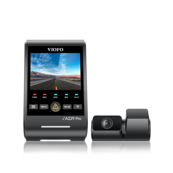 VIOFO A229 Pro Tele 2CH 4K+2K Telephoto 4x Optical Zoom Dash Cam