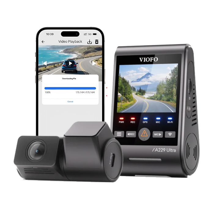 VIOFO A229 Ultra 4K+4K 2-Channel 30FPS UHD Dash Cam