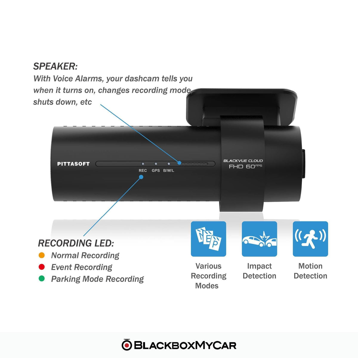 [REFURBISHED - CLEARANCE] BlackVue DR770X-2CH Full HD Cloud Dash Cam - BlackboxMyCar Canada