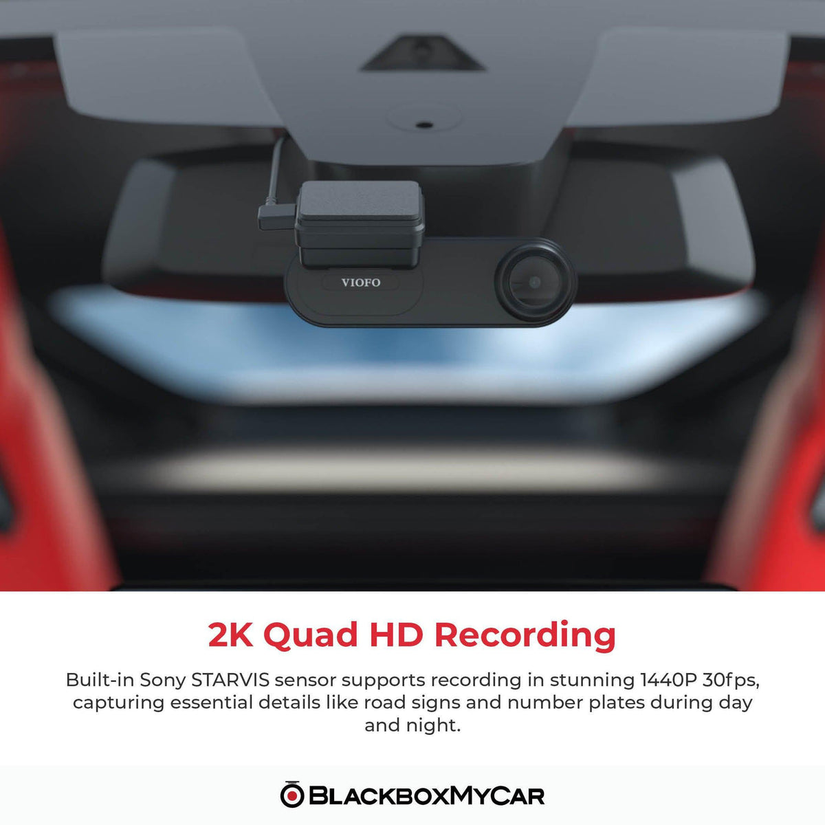[REFURBISHED] VIOFO WM1 2K QHD 1-Channel Dash Cam with GPS
