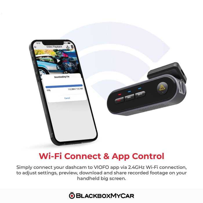 [REFURBISHED] VIOFO WM1 2K QHD 1-Channel Dash Cam with GPS
