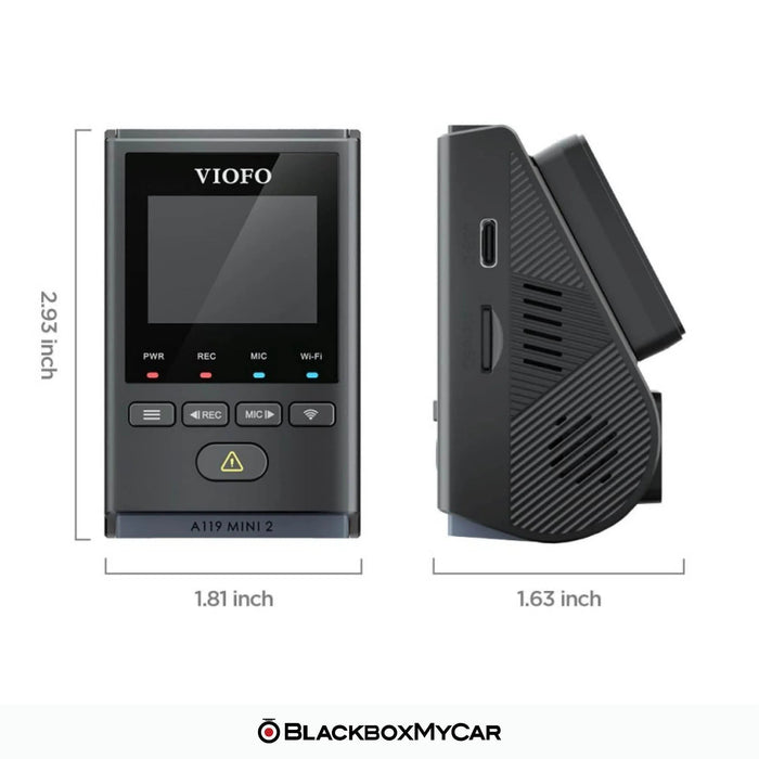 VIOFO A119 Mini 2 2K QHD Dash Cam | VIOFO | Dash Cams | BlackboxMyCar