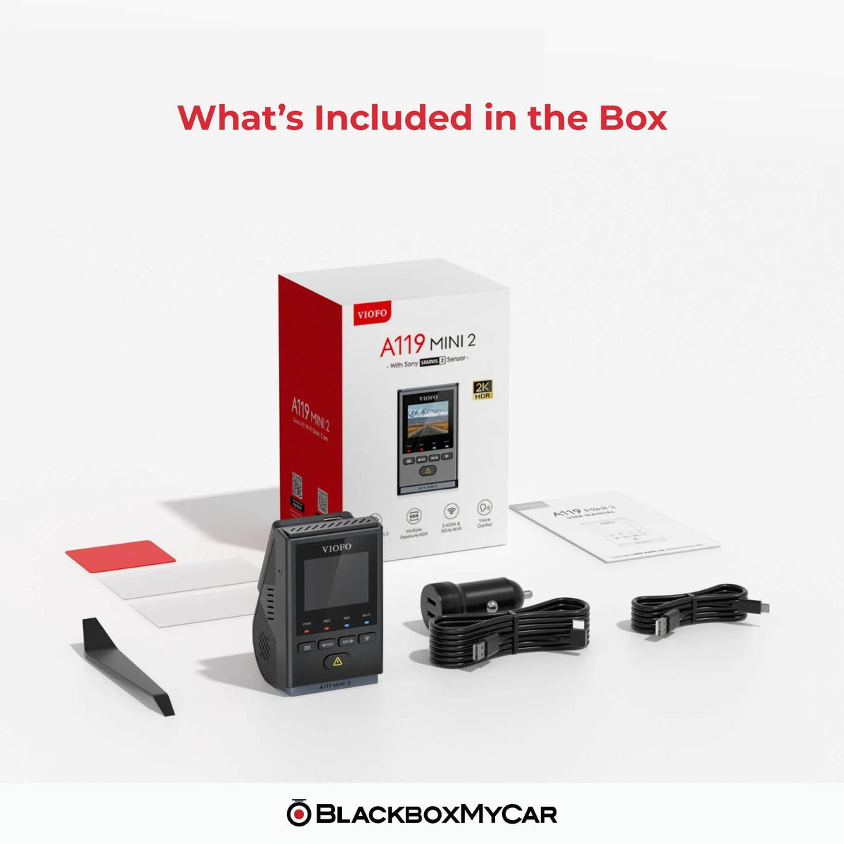 VIOFO A119 Mini 2 2K QHD Dash Cam - BlackboxMyCar Canada