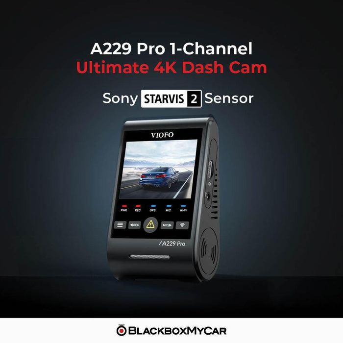 VIOFO A229 Pro 4K UHD 1-Channel Dash Cam