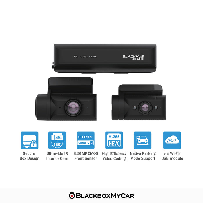 BlackVue DR970X-2CH Box IR Plus 4K UHD Cloud Dash Cam