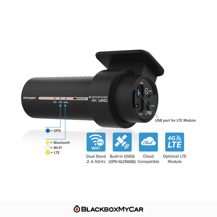 BlackVue DR970X-2CH IR Plus 4K UHD Cloud Dash Cam