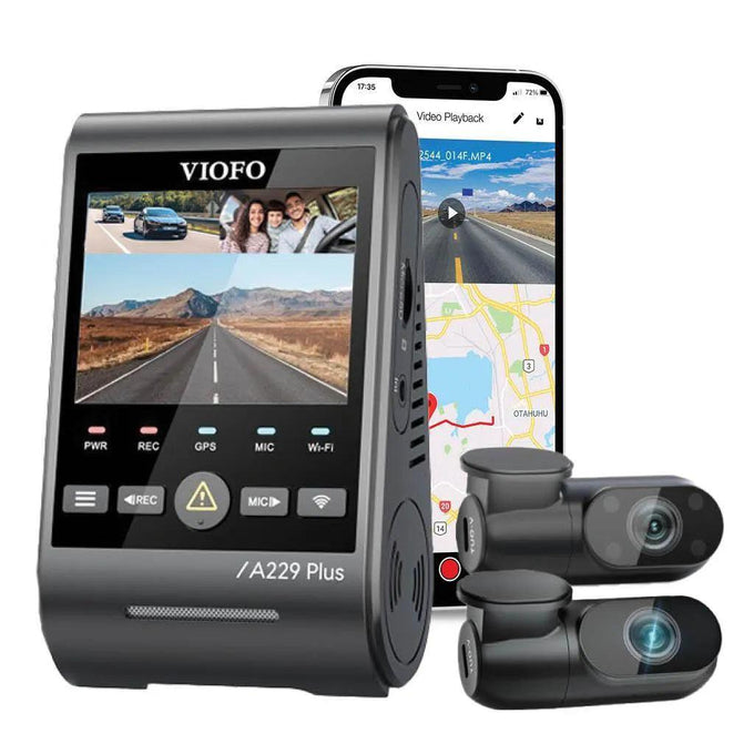 VIOFO A229 Plus 2K QHD 3-Channel Dash Cam - BlackboxMyCar Canada