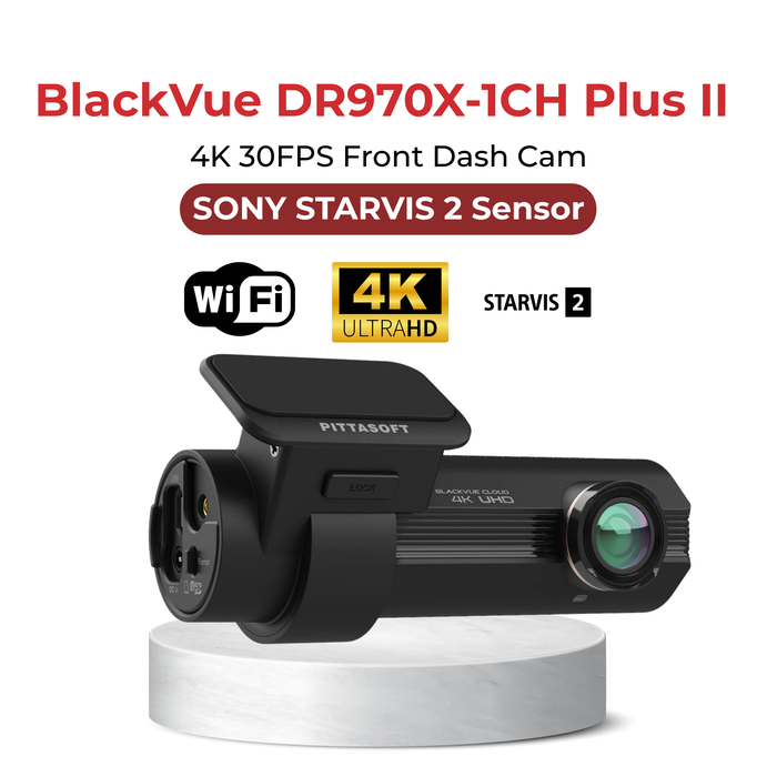 BlackVue DR970X-1CH Plus II 4K HDR UHD Cloud Dash Cam