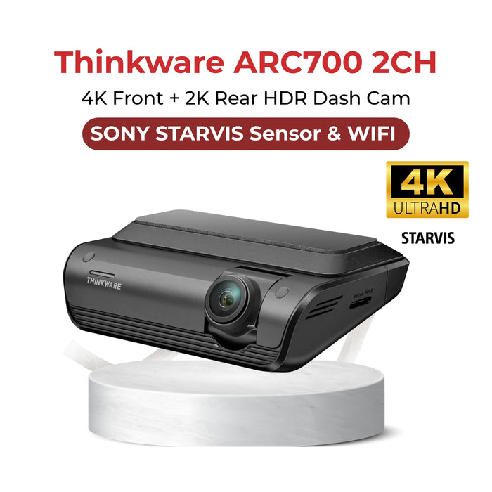 Thinkware ARC700 4K+2K 2-Channel HDR Dash Cam