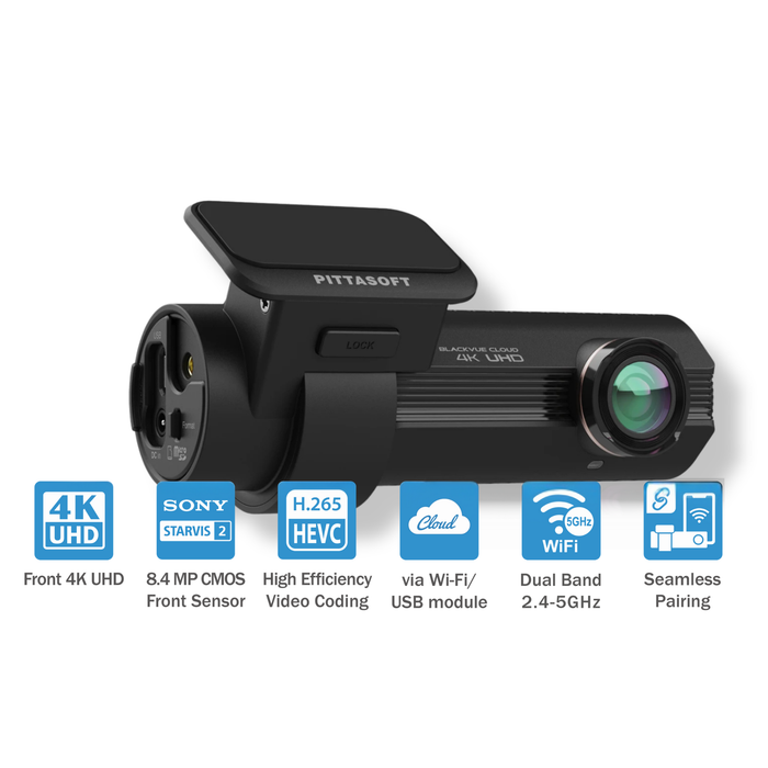 BlackVue DR970X-1CH Plus II 4K HDR UHD Cloud Dash Cam