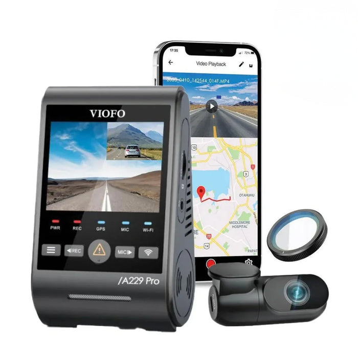 VIOFO A229 Pro Duo 4K UHD 2-Channel Dash Cam