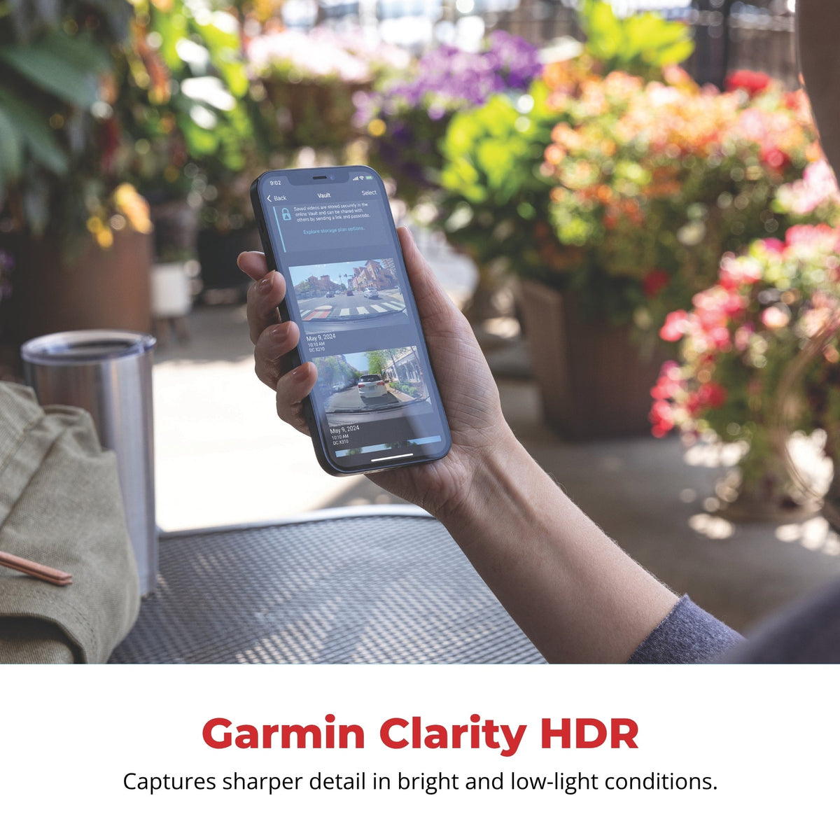 Garmin Dash Cam X310 side product view