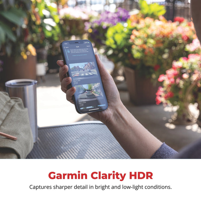 Garmin Dash Cam X310 side product view