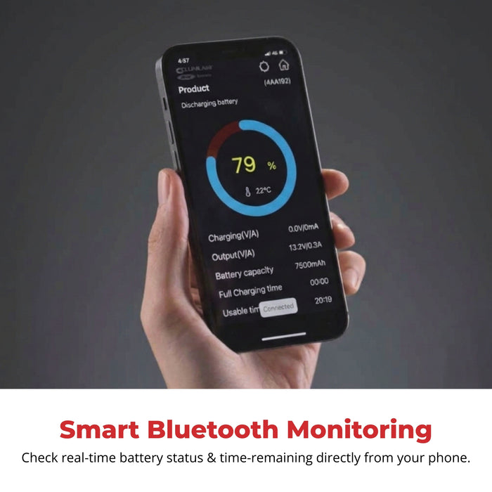 BlackboxMyCar PowerCell 8 LiFePO4 Bluetooth Dash Cam Battery Pack