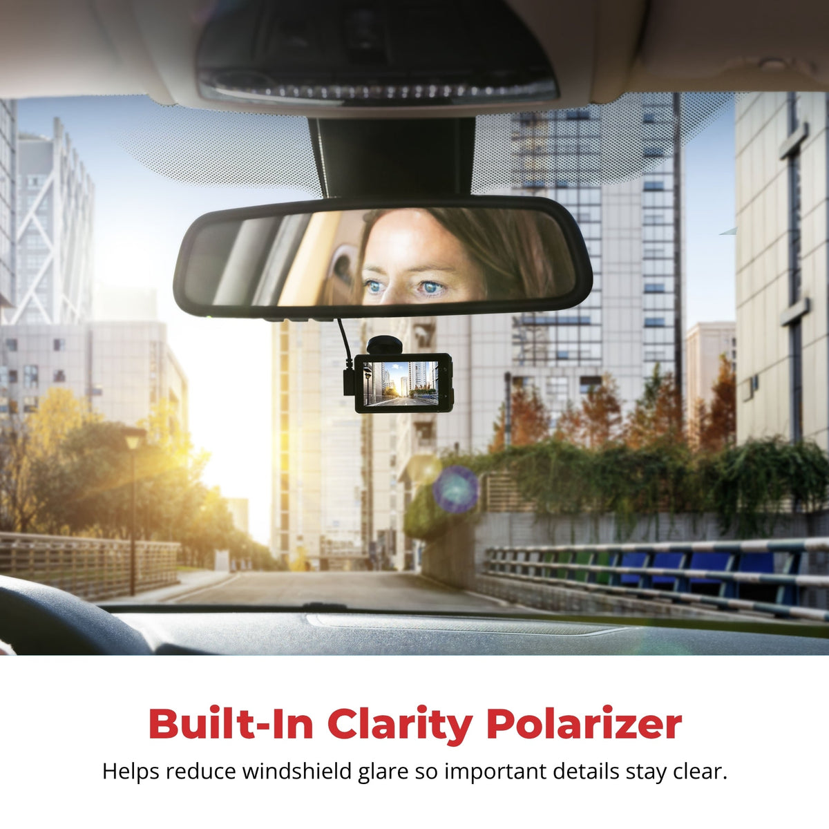 Garmin Dash Cam X310 rear display view