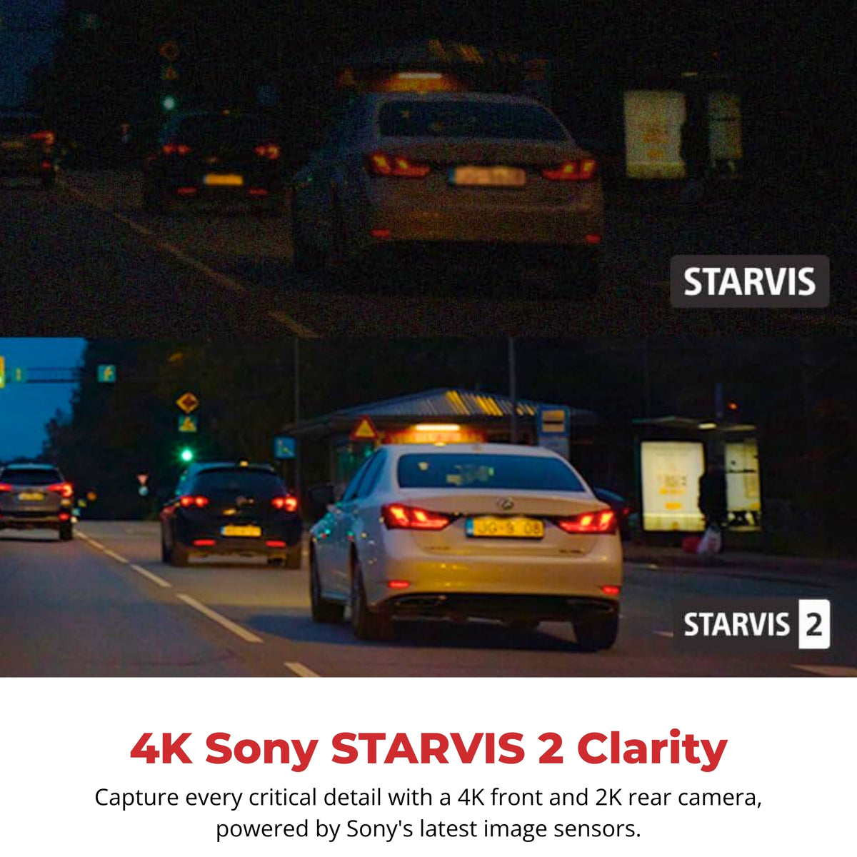 Thinkware ARC900 2CH 4K UHD Dash Cam with Sony STARVIS 2