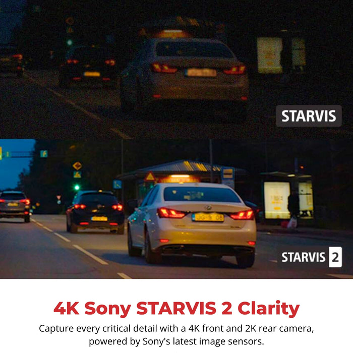 Caméra embarquée BlackVue Elite 10 2 canaux 4K UHD Sony STARVIS 2 Cloud 