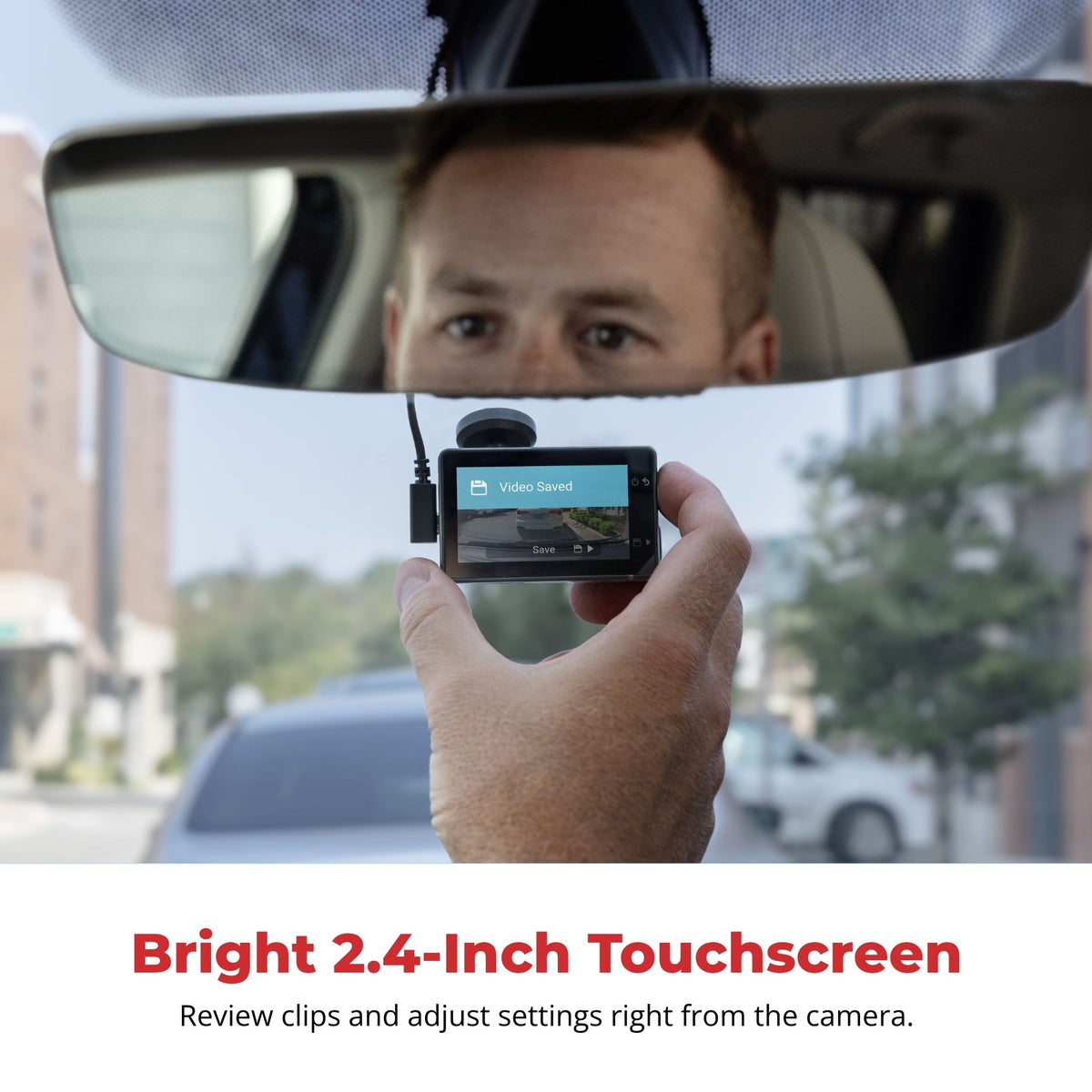 Garmin Dash Cam X310 mounted in vehicle