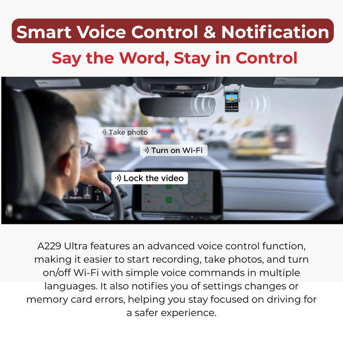 VIOFO A229 Ultra 4K+4K 2-Channel 30FPS UHD Dash Cam