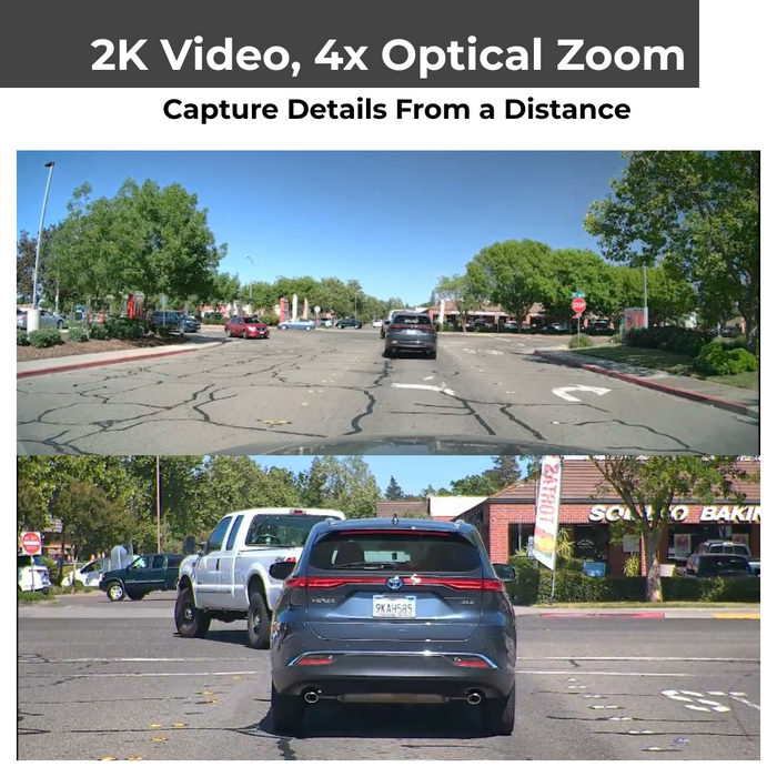 VIOFO A229 Pro Tele 2CH 4K+2K Telephoto 4x Optical Zoom Dash Cam