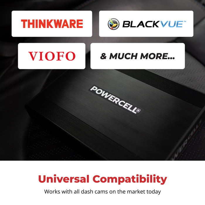 BlackboxMyCar PowerCell 8 LiFePO4 Bluetooth Dash Cam Battery Pack