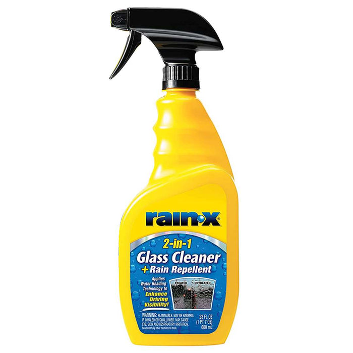 Rain-X 2-in-1 Glass Cleaner + Rain Repellent 23oz (5071268)