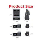 VIOFO A329T 4K+2K+2K 3-Channel 60FPS Wi-Fi 6 Dash Cam