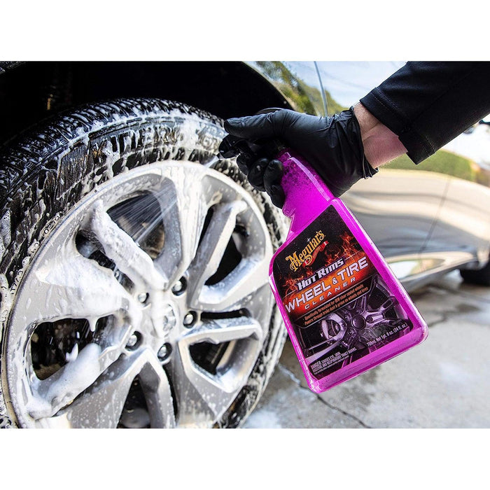 Meguiar's Hot Rims Wheel and Tire Cleaner 24oz (G9524)