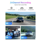 VIOFO A329S 3CH 4K Front + 2K Rear + 2K Interior Sony STARVIS 2 Dash Cam