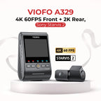 [REFURBISHED] VIOFO A329 4K UHD 2-Channel 60FPS Wi-Fi 6 Dash Cam