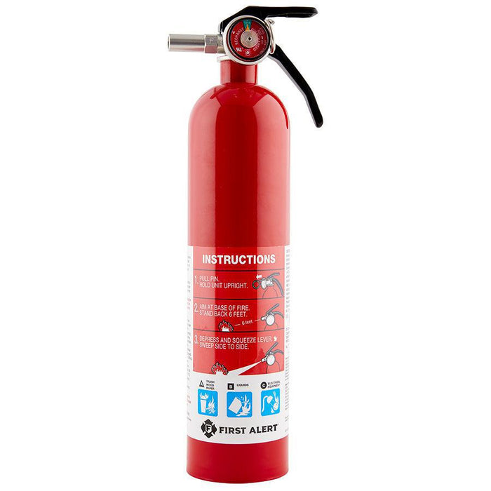 BRK Electronics Rechargeable UL Rated 10-B:C Garage Red Fire Extinguisher (GARAGE10)