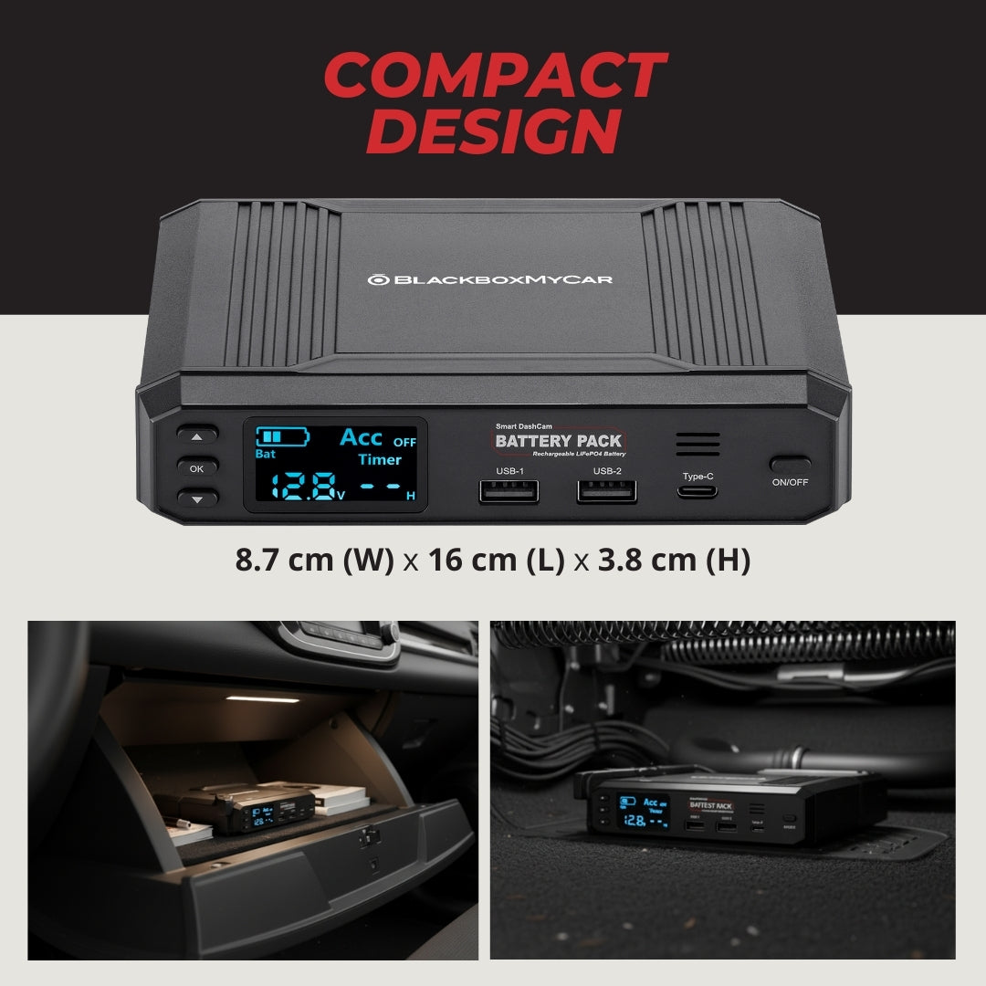 Smart DashCam BATTERY PACK 本体 PowerCell 5 Dash Cam Battery Pack | BlackboxMyCar — BlackboxMyCar