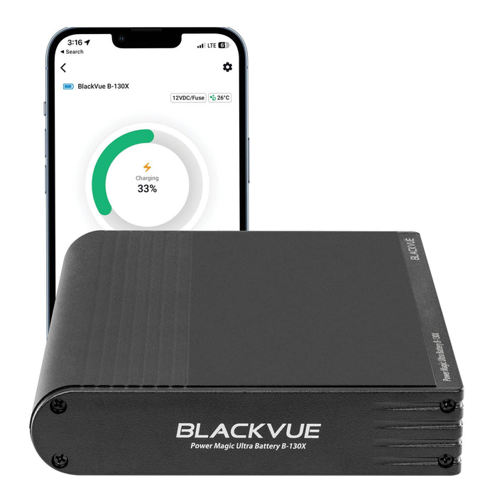 [REFURBISHED] BlackVue Power Magic Ultra Battery (B-130X) - Dash Cam Accessories - {{ collection.title }} - 12V Plug-and-Play, App Compatible, Battery, Bluetooth, Dash Cam Accessories, Hardwire Install, LiFePO4, Mobile App, Parking Mode, sale, South Korea - BlackboxMyCar Canada